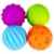 Peradix Baby Softbälle Lernspielzeug Weiche Kugel 4Pcs in 4 Farbe für Kinder und Baby ab 3 Jahre