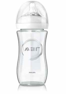 Philips Avent SCF671/17 Naturnah-Glasflasche 120ml, 1e