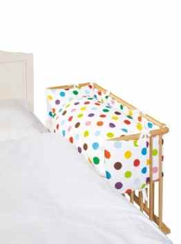 Pinolino 651666-0 – Nestchen für Anstellbettchen, sieger design for Pinolino – ‚Dots‘
