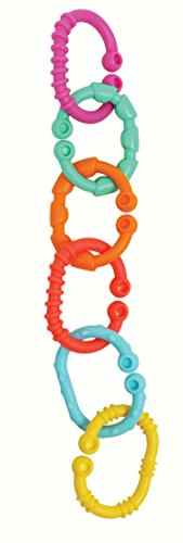 Playgro 40134 – Kinderwagenkette 24-teilig, bunt