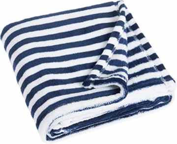 Playshoes 301709-171 Fleecedecke Ringel, blau