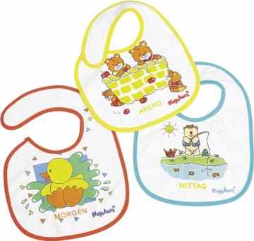 Playshoes 507171 – Klett-Lätzchen 3er Pack