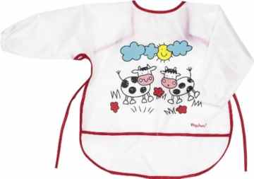 Playshoes 507357 Ärmel-Lätzchen aus Nylon mit witzigen Kühen