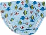 Playshoes Baby-Jungen Schwimmwindel Uv-Schutz Windelhose Fische Hellblau
