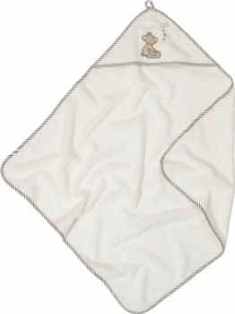 Playshoes Kinder Kuschelweiches Frottee-Kapuzentuch, Maße ca. 75x75cm, mehrere Farben