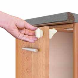 Premium Kind Sicherheit Schrank Schlössern – Set von 4 Magnet Baby Proof Schrank Sicherheit Schlösser – kein Bohren. 5 Minuten und das Haus ist geschützt