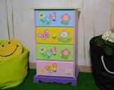 Prinzessin Kommode Kindermöbel Kinderschrank Kinderregal Pink Traum Fee Rosa