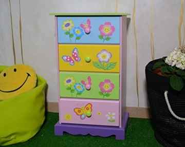 Prinzessin Kommode Kindermöbel Kinderschrank Kinderregal Pink Traum Fee Rosa