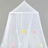 Prinzessinnen-Bettüberdachung – Wunderschöner Gänseblümchen-Kinderbettvorhang – Schnell und einfach im Kinderzimmer zu befestigen – Das Perfekte Geschenk für Mädchen, Töchter und Enkeltöchter.