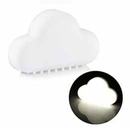 ProGreen smart WOLKE Nachtlicht, Gelbe, Warmweiß, 3 Modi auszuwählen, USB Aufladung, schöne und warme Begleitung in der Nacht, Zimmerdekorationen, LED Lampe, Wandleuchten, Nachttischlampe
