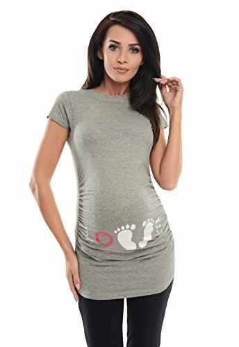 Purpless Maternity Love – Slogan Gedruckt Baumwolle Schwangerschaft Top T-Shirt 2010