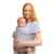 QUMAO Elastisches Babytragetuch und Wickeltuch aus Baumwolle Premium Baby-Bauchtrage für Kleinkinder Tragehilfe bis 20kg weich Tragehilfe baby wrap