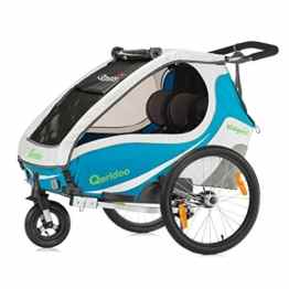 Qeridoo KidGoo 2 Fahrradanhänger 2017 – 2 Kinder