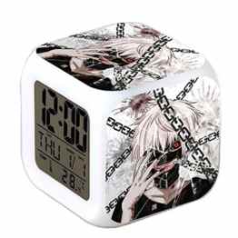 R-timer New Anime Tokyo Ghoul Alarm Clock LED Light Nightlight Accessories for Teenager (Art C)