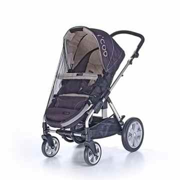 REER Universal-Moskitonetz 3-in-1 für Babyschale, Reisebett und Kinderwagen Mückenschutz Fliegenschutz
