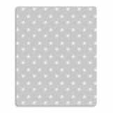 ROLLER Fleecedecke KARL – silber – Sterne – 130×160 cm