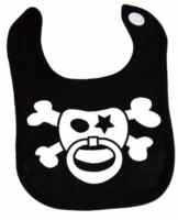 Racker-n-Roll SCHNULLERPIRAT Black Babylatz schwarz