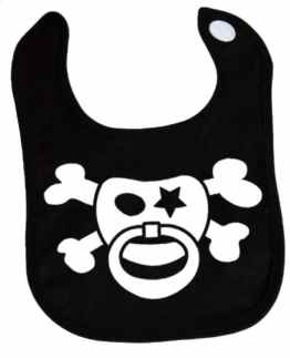 Racker-n-Roll SCHNULLERPIRAT Black Babylatz schwarz