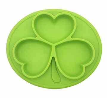 RayMoon Baby Rund Kreative Klee Designer Anti-Rutsch Silikon Platzdeckchen Tischset Essgeschirr