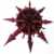 Red Chaos star of Undivided Warhammer 40,000 3.5 Inches Aufnäher Patch