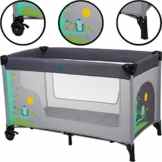 Reisebett / Kinderbett / Babybett / Laufstall EULE (Inklusive Matratze & Transporttasche) 120 x 60 cm