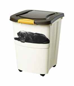 Rotho 4550010690 Pet Food Container, beige, 38 Liter / 18 Kg