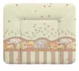 Rotho Babydesign 20062 0018 11 – Wickelauflage, Motiv Baerchen ABC, Oekotex-Standard 100, beige