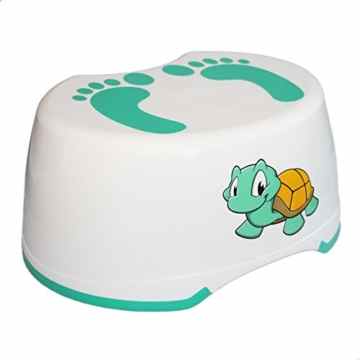 Rutschfester Tritthocker | universell auch als Kinder-Hocker sowie Tritt für Bad, Zähneputzen, Händewaschen, WC, etc. verwendbar | Praktischer Trittschemel Kinder | Kinder Tritt