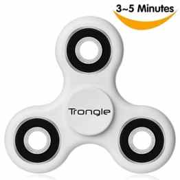 SEGURO Tri Fidget Spinner Ultra Schweigen Hochgeschwindigkeit 3-5 Minute Spins EDC Hand Spinner Spielzeug ABS Durable Desktoy für Autismus, Fokus, lindert Stress, Anti Stress