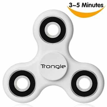 SEGURO Tri Fidget Spinner Ultra Schweigen Hochgeschwindigkeit 3-5 Minute Spins EDC Hand Spinner Spielzeug ABS Durable Desktoy für Autismus, Fokus, lindert Stress, Anti Stress