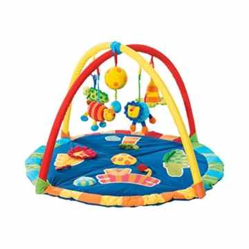SOLINI Spielbogen Zootiere mit Erlebnisdecke Spielcenter Motorikspielzeug, mehrfarbig