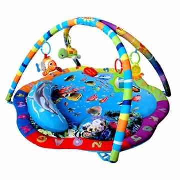 SPEED Krabbeldecke Spielbögen Spieldecke Erlebnisdecke Baby Spielzeug Musik