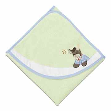 STERNTALER Kapuzen-Badetuch Emmi 100×100 cm Baby-Badetuch