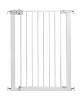 Safety 1st Easy Close Extra Tall Treppenschutzgitter, extra hohes Türschutzgitter aus Metall zum Klemmen, weiß, bis 94 cm verlängerbar