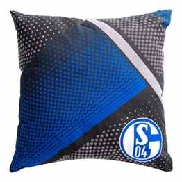 Schalke 04 22604 Kissen Grau Blau