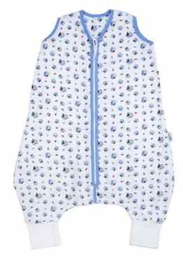 Schlummersack Baby Musselin Sommerschlafsack mit Füßen 0.5 Tog – Boote – erhältlich in 4 verschiedenen Größen