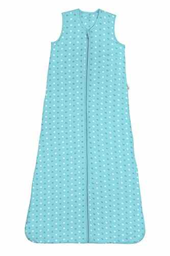 Schlummersack Baby Sommerschlafsack 0.5 Tog – Simply Teal Stars – erhältlich in verschiedenen Grössen: von Geburt bis 6 Jahre