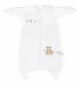 Schlummersack Bambus Winter Babyschlafsack mit Füßen 3.5 Tog – I Love Teddy – erhältlich in 4 verschiedenen Grössen