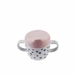 Schnabeltasse Happy Dots rosa