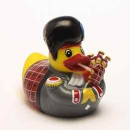 Schotte, Schottland, Schottische, Badeente, Ente, Gummiente, Dudelsackspieler