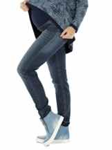 Schwangerschaftshose Jeans UmstandsHose Damen Hose Straight (32L & 36L)