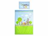 Sei Design® Kinderbettwäsche 2 Tlg.: Bettdeckenbezug 100×135 + Kopfkissenbezug 40×60 mit integriertem Reißverschluss, reine Baumwolle für gesundes Schlafklima (2 Tlg., Bird Garden)