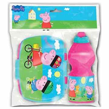 Set Flasche Sport und Sandwichmaker rechteckig Peppa Pig (0/12)