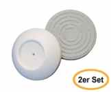 Sicherheits-Wandschutz – 2er Set für alle Türgitter und Treppengitter – Anti-Rutsch Pads – Weiß – Auch für Hundegitter – Kein Abrutschen, keine Flecken – Schützt Türrahmen + Wände