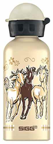 Sigg Trinkflasche Horses, Beige/Gold, 0.4 Liter, 8321.70