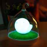 Signstek dimmbar Sensor Nachttischlampe Niedlich Vögelkäfig Nachtlicht USB aufladbar LED-Lampe mit USB-Ladekabel für Baby Kinder