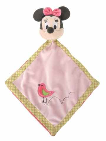 Simba 6315873336 – Disney Minnie Maus Pretty Pink Plüsch Schmusetuch