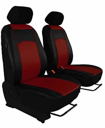 Sitzbezug maß Bus 1 + 1 Sitzer ECO -Leder 7 Farben für Volkswagen T5