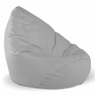 Sitzsack Sessel XL – XXL mit Füllung – für Kinder und erwachsene – In & Outdoor Sitzsäcke Kissen Sofa Hocker Sitzkissen Bodenkissen (XL ca.68cm Durchmesser, Grau)