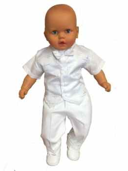Sommer Taufanzug Taufset Smoking Hochzeit Anzug 3 Tlg Set